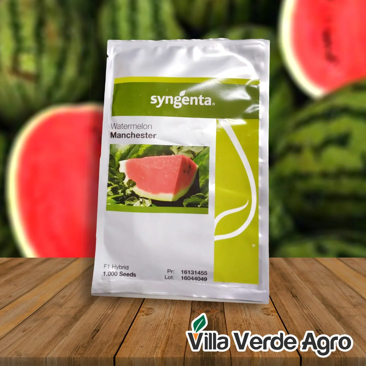 Sementes de Melancia Híbrida Manchester - 1000 unidades