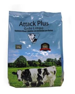 Suplemento Atack Plus 10 Pacote C/500g Gado Limpo Carrapato