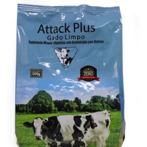 Suplemento Atack Plus 10 Pacote C/500g Gado Limpo Carrapato
