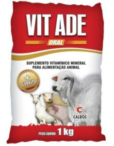 Vit Ade Vitamínico 1kg Calbos - Misturar Sal/ração Ovinos