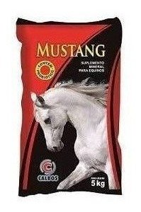 Sal Mineral Para Equinos Com Probiótico Mustang 5kg Kit 3 Un