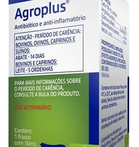 Agroplus 50ml Antibiótico E Anti-inflamtório Virbac