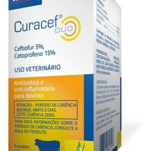Curacef Duo 100ml Virbac  Antibiotico  Carência Zero P/leite