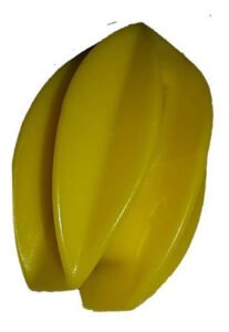 Isolador Tipo Castanha Amarelo 50 Unidades