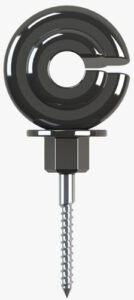 Isolador Tipo Gancho/ Parafuso 50 Unidades