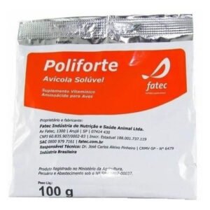 Poliforte Suplemento Vitaminico Aminoacidos Para Aves 100gr