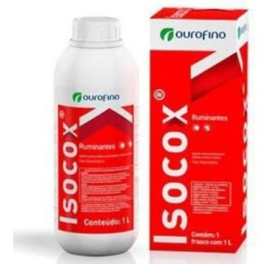 Isocox 5% Pig Doser Bovinos Ovinos Suinos 1ll Ouro Fino