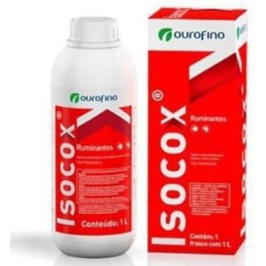 Isocox 5% Pig Doser Bovinos Ovinos Suinos 1ll Ouro Fino