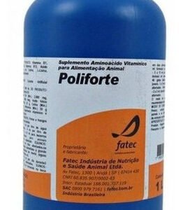 Poliforte Oral 1l - Para Bovinos Equinos,suinos E Aves 3unid