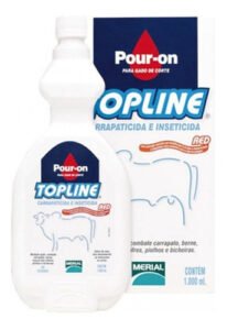 Pour-on Top Line 1l Carrapaticida Bernicida Original