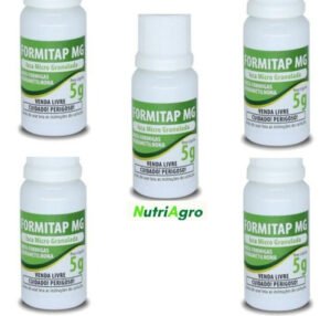 Kit 5 Und Formitap Mg Isca Micro Granulada Para Formigas 5g