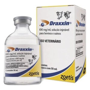 Draxxin - Antibiótico Com Tulatromicina - 100ml - Zoetis