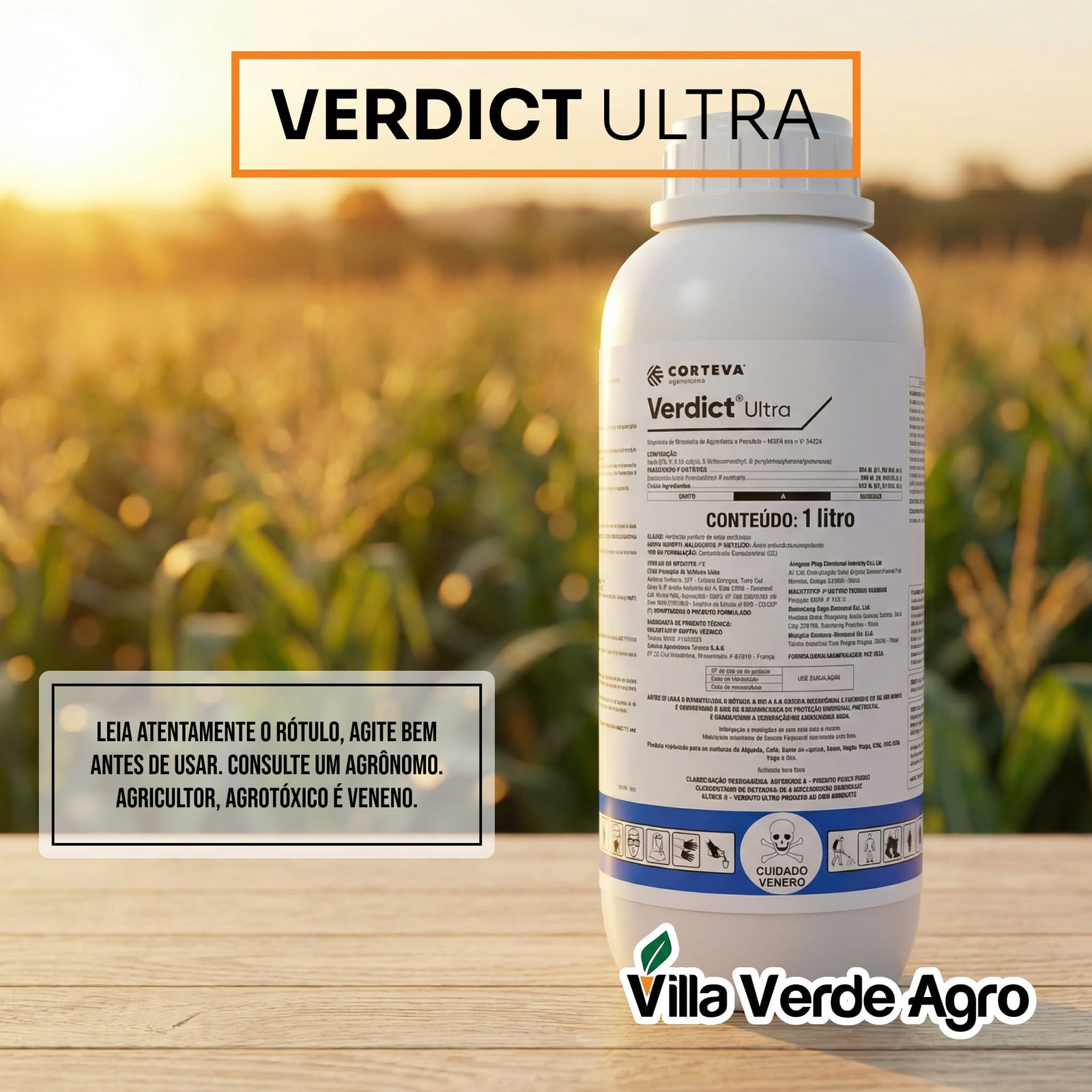 Verdict Ultra: herbicida seletivo para controle de plantas daninhas gramíneas - 1L