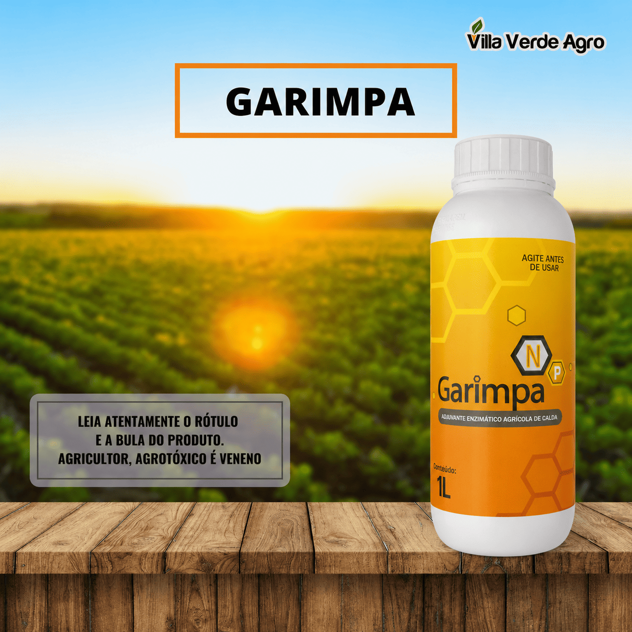Garimpa® Solubilização Biológica e Fixação de Nitrogênio - 1L